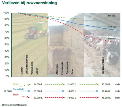 Inkuilverliezen ruwvoer